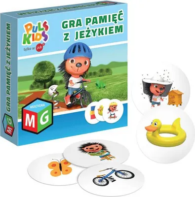 Obrázok produktu pre Pamäťová hra Jeżyk pre deti
