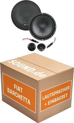 Produktbild von Lautsprecher Boxen MB Quart QS165 - 16,5cm Kompo Auto Einbauzuebehör - Einbauset passend für Fiat Barchetta - justSOUND