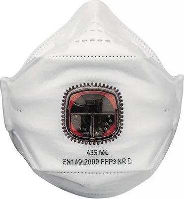 Obrázok produktu pre JSP Respirátorová maska 435ML, FFP3,w. Ventil, balenie po 10 ks