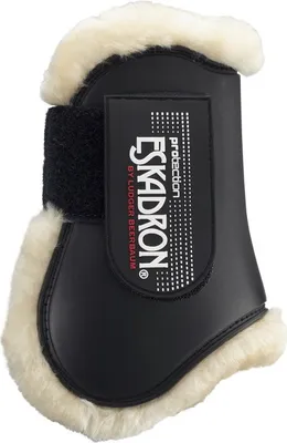 Produktbild von Eskadron Gamaschen Fauxfur Compact Hinterbein Basics Fellgamaschen Beinschutz Black Full