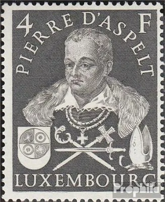 Produktbild von Briefmarken Luxemburg 1953 Mi 516 (kompl.Ausg.) postfrisch Peter von Aspelt