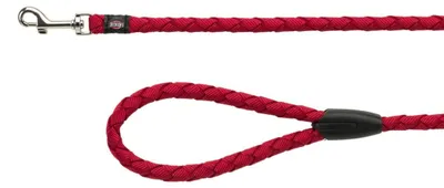 Obrázek produktu pro Trixie Vodítko CAVO kulaté - červená Velikost: S-M:1,00m/12mm