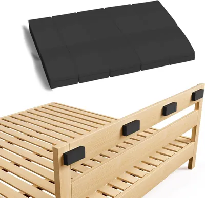Produktbild von 20 Stück EVA-Schaum Abstandshalter Wand Selbstklebender Wandschutz Türgriff Schutz Zubehör Türstopper Stoppers Kopfteil Stoppers Für Wand (Schwarz)