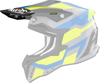 Immagine prodotto di Frontino Casco Airoh Strycker Glam Grigio Giallo