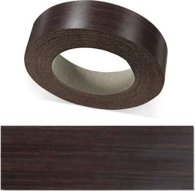 Produktbild von ben+camilla.com Kantenumleimer | Wenge 22 mm x 50 m | Sicherer, bequem, Profi Material