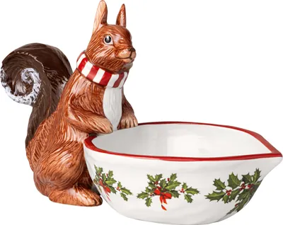 Produktbild von Villeroy & Boch Eichhörnchen mit Schale Toy´s BHT 10x12x20 cm bunt