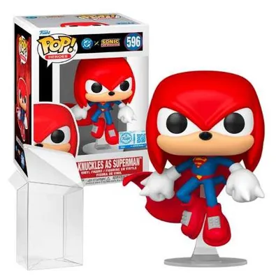 Image de Figurka Sonic the Hedghog - Knuckles en Superman (Funko POP ! Heroes 596)