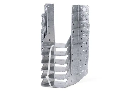 Image de Alberts 331382 Sabot de solive, type A, galvanisé sendzimir, 80 x 120 mm, set de 6 pièces