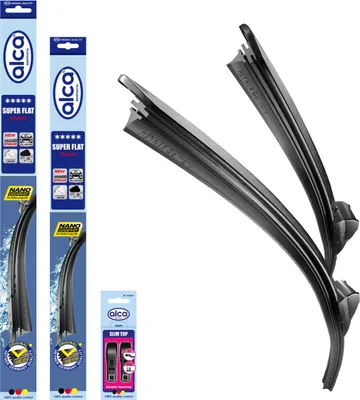 Produktbild von alca® Scheibenwischer passend für OMODA 5 EV (06.2025 - 06.2026) SUPER FLAT Flachbalkenwischer