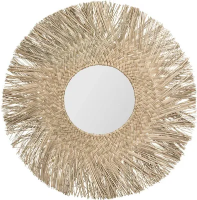 Immagine prodotto di Atmosphera Créateur d'intérieur Specchio Fiore Salice Vetro beige 2,8 cm x 56 cm