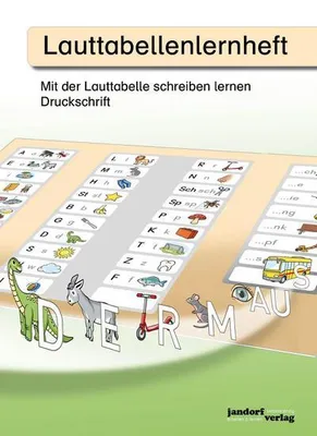 Produktbild von Lauttabellenlernheft (Druckschrift)