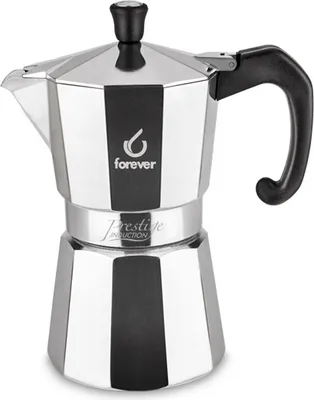 Immagine prodotto di Caffettiera espresso Forever Miss Moka Prestige Induction 12 tazze in alluminio