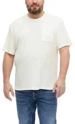Produktbild von s.Oliver Herren T-Shirt – Waffelpiqué, Brusttasche, Big Size Fit