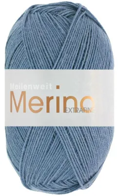 Produktbild von Lana Grossa - Meilenweit 100g Merino Extrafine uni 2428 jeans