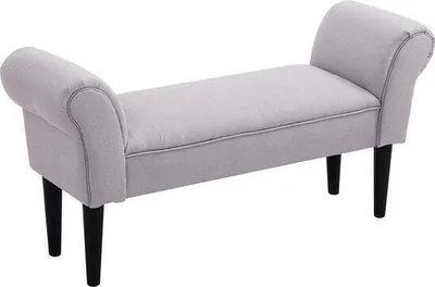 Produktbild von HOMCOM Sofa Bett für Schlafzimmer Sofa gepolsterte Bank MDF-Schaum 831-135