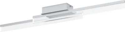 Produktbild von PALMITAL Wand-/Deckenleuchte Lampe Beleuchtung - L88 x B10 x H9 cm - chrom - 2X11W inkl. - IP44