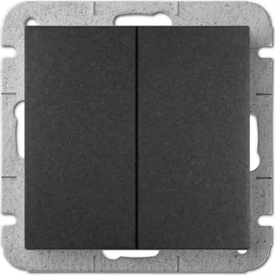 Produktbild von Unterputz Serienschalter Lichtschalter 10A schwarz Premium serie SENTIA