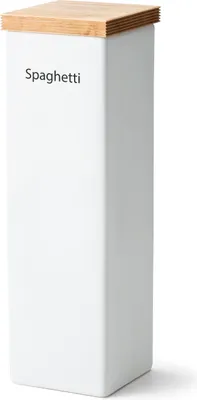 Zdjęcie produktu dla CONTINENTA, pojemnik na żywność, ceramika, 2500 ml, biały, wymiary: 10x10x34 cm, numer produktu: 3915, kod EAN: 4017167391502
