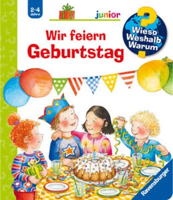 Zdjęcie produktu dla Ravensburger 32934 Wieso?Weshalb? Warum? Junior 27: Wir feiern Geburtstag