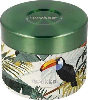 Produktbild von Quokka Whim, Edelstahl Lebensmittelbehälter Tropical, 360ml, 40103