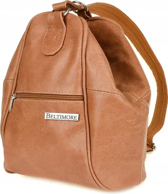 Produktbild von Grauer Damen Lederrucksack 2-in-1 Handtasche Beltimore