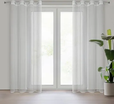 Obrázok produktu pre Záclona ABI biela 140x250 cm s očkami