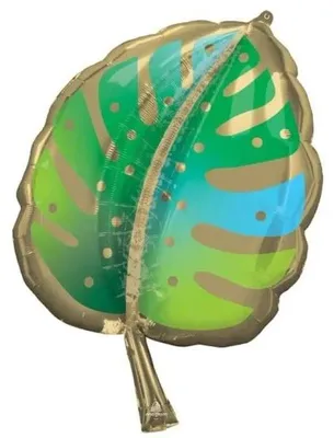 Zdjęcie produktu dla Balon foliowy Liść Palmowy 55x76cm - Amscan