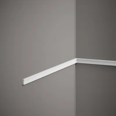 Produktbild von Mardom Wandleiste MDD316 Profoam 5 x 15 x 2000 mm Weiß Zierleiste dezent