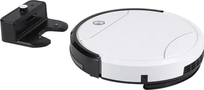 Imagen del producto de Robot de limpieza con función 3 en 1 y carga automática, color blanco