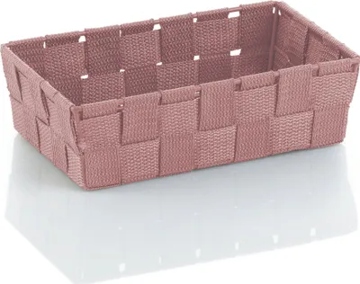 Produktbild von Alvaro Aufbewahrungskorb in Rosa, 15 cm breit, 6 cm hoch, ohne Deckel