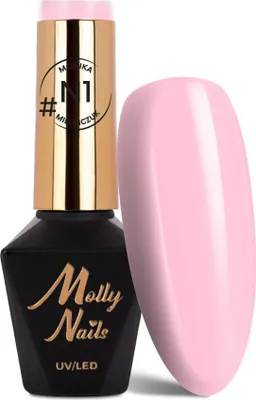 Obrázek produktu pro Molly Nails #Natural Hybrid Nail Polish by Monika Mielniczuk HEMA/Di-HEMA-free 8g No. #N1