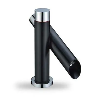 Produktbild von Einhand Wasserhahn Waschbecken Schwarz lackiert | Waschtischarmatur Bad | Einhandmischer Waschtisch | Einhebel Mischbatterie | Armatur