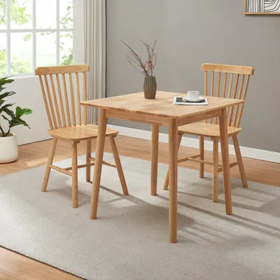 Immagine prodotto di Tavolo da pranzo 'Klijori' per 2-4 persone Tavolo da cucina 75 x 75 x 74 cm quadrato in legno naturale