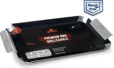 Produktbild von Premium  Grillschale aus hochwertigem Edelstahl