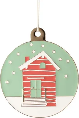 Produktbild von Räder Winterornament Schneehütte 8x7x0,2cm