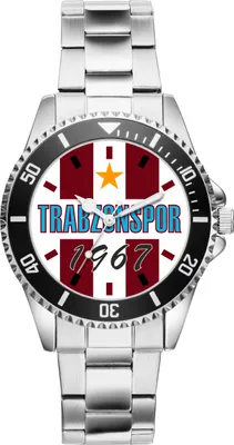 Produktbild von KIESENBERG Herrenuhr Armbanduhr Trabzonspor Geschenk Fan Artikel Zubehör Fanartikel Analog Quartz Uhr 6286