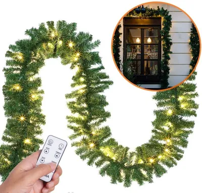Produktbild von Vánoční girlanda s dálkovým ovládáním 5 m | teplá bílá 100 LED