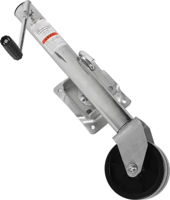 Produktbild von Anhängerheber, 1500 lbs Kapazität, robuste 6-Zoll-Doppelräder, verstellbare Drehständerbeine für ATV, Wohnmobil, UTV, Yacht, Klappkurbelmodell