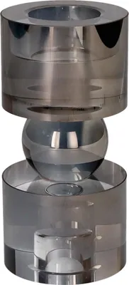 Produktbild von Gift Company Sari Teelichthalter grau 15cm