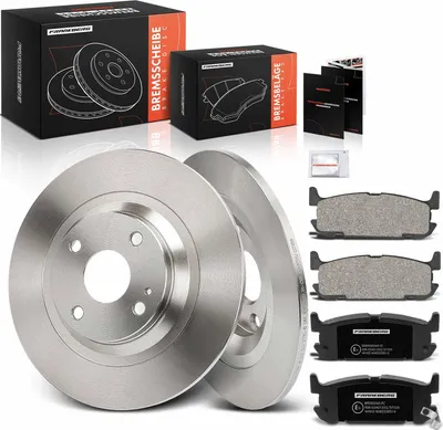 Image de Frankberg 2x disques de frein 4x plaquettes de frein essieu arrière pour Mazda MX-5 II NB 1.6L 1.8L 2003-2005