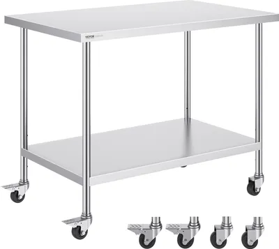 Produktbild von Edelstahl-Arbeitstisch Vorbereitungstisch Kommerziell 762x1219mm