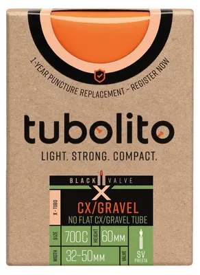 Image de Chambre à air -X-Tubo-CX/Gravel-All-SV60- Black - Tubolito