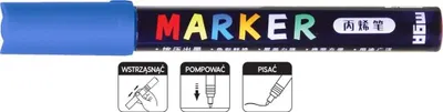 Immagine prodotto di Marcatore acrilico 1-2 mm blu A'6 4389