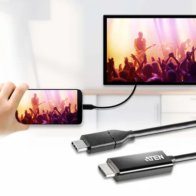 Produktbild von ATEN UC3238 USB-C to 4K HDMI Kabel, 2,7 m