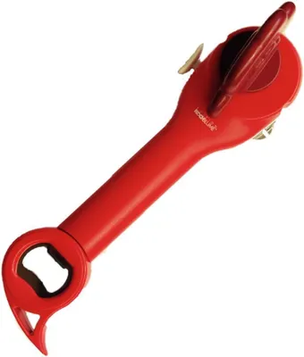 Produktbild von Kochblume Dosenöffner 5-in-1 rot Kunststoff, Edelstahl 22934.04