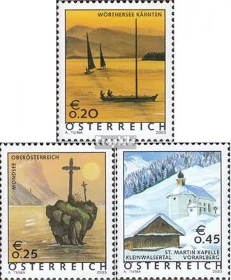 Produktbild von Briefmarken Österreich 2003 Mi 2438-2439,2454 (kompl.Ausg.) gestempelt Ferienland