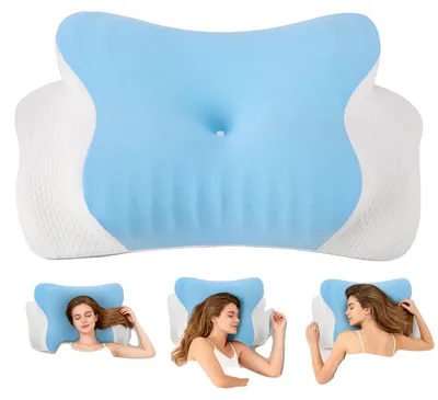 Obrázek produktu pro Opěrný polštář, výplň z paměťové pěny, ergonomický design, A