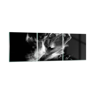 Produktbild von Bilder auf glas - 3 Teile - Tanz Mann spring - 120x40cm - Glasbilder - Wandbilder - Bilder - zum Aufhängen bereit - Wanddekoration aus Glas - Glas Bilder - Wandbild auf Glas - GCA120x40-4391