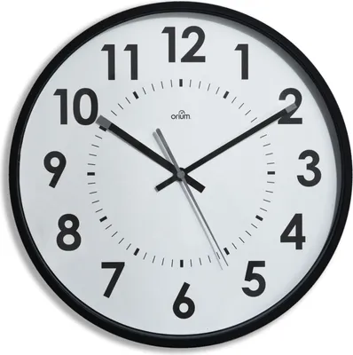 Produktbild von CEP Orium Wanduhr, Quarzuhr, lautlos, schwarz