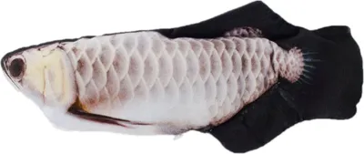Produktbild von 30cm Katzenspielzeug Fisch USB Elektrische Ladesimulation Tanzen Springen Beweglicher Fisch,Silber Arowana,30cm